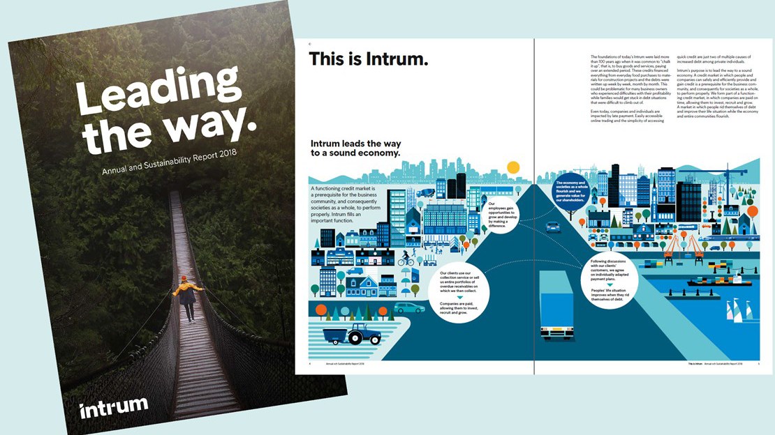 Intrum prezentuje Annual and Sustainability Report 2018 